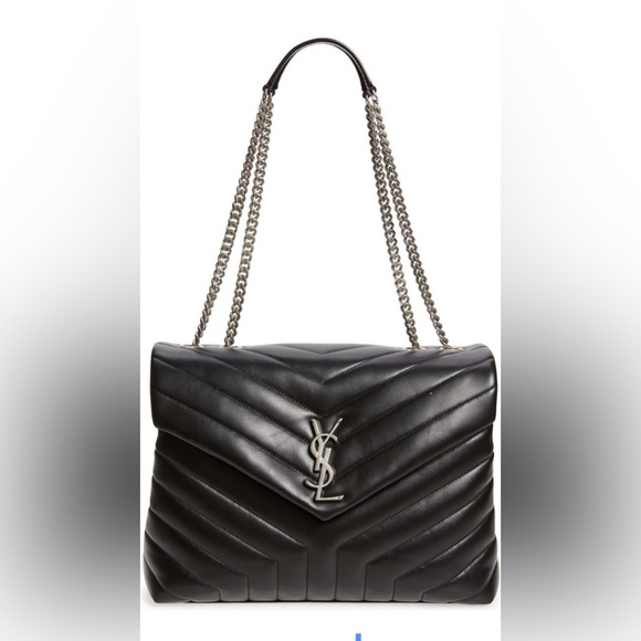 Yves Saint Laurent Medium Loulou Matelasse Leather Shoulder Bag/Wallet Combo - Picture 1 of 15